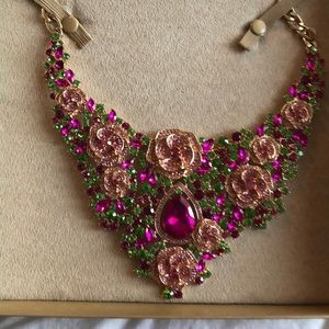 Women’s Necklace Multi Color Crystal